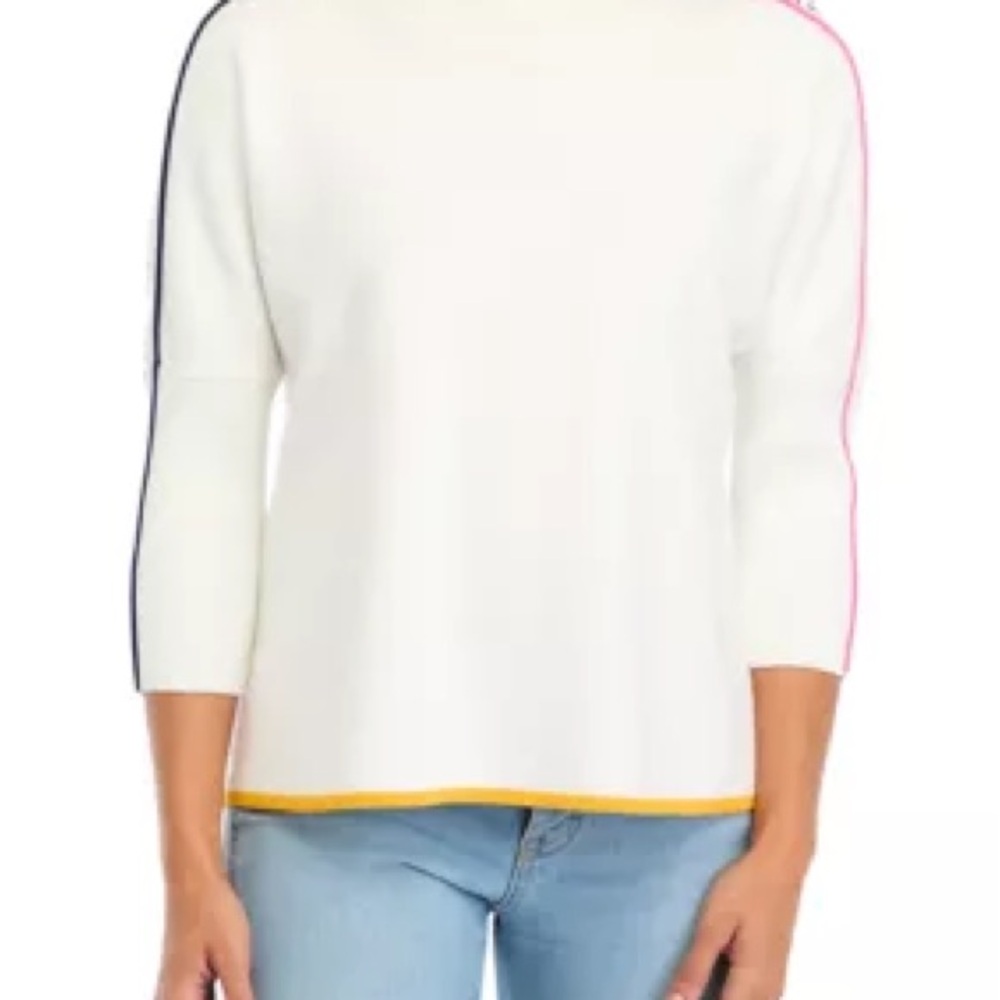 Crown & Ivy™ Women's Mock Neck Popover Sweater